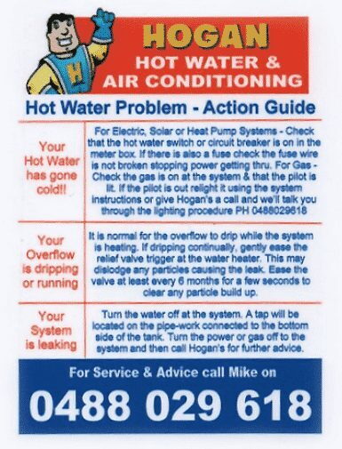 Hot water systems, Air conditioning, Refrigeration