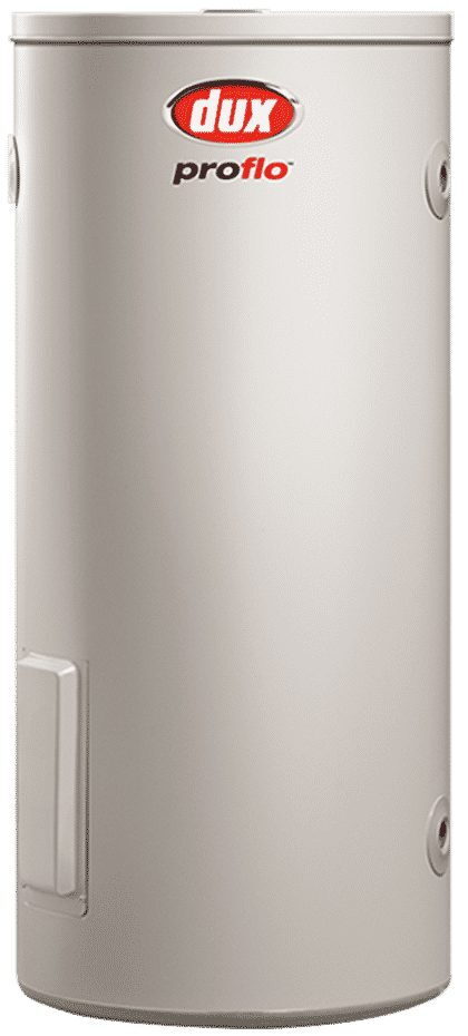 Dux » Cylindrical off-white Dux Proflo electric hot water storage tank
