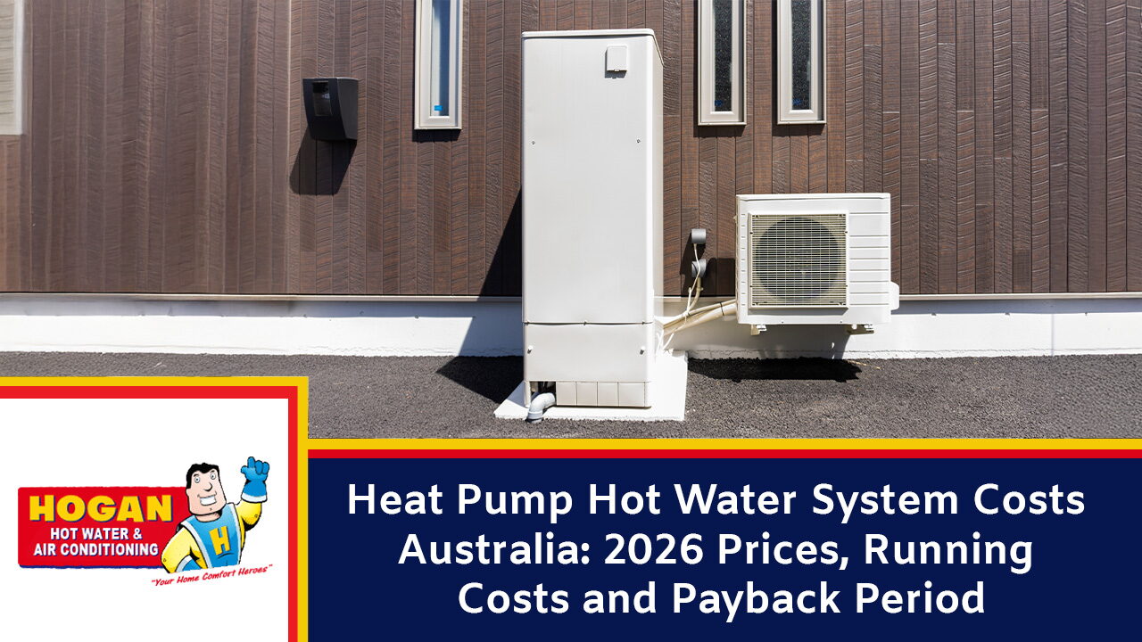 Heat pump hot water system installed by Hogan Hot Water and Air Conditioning, Newcastle NSW