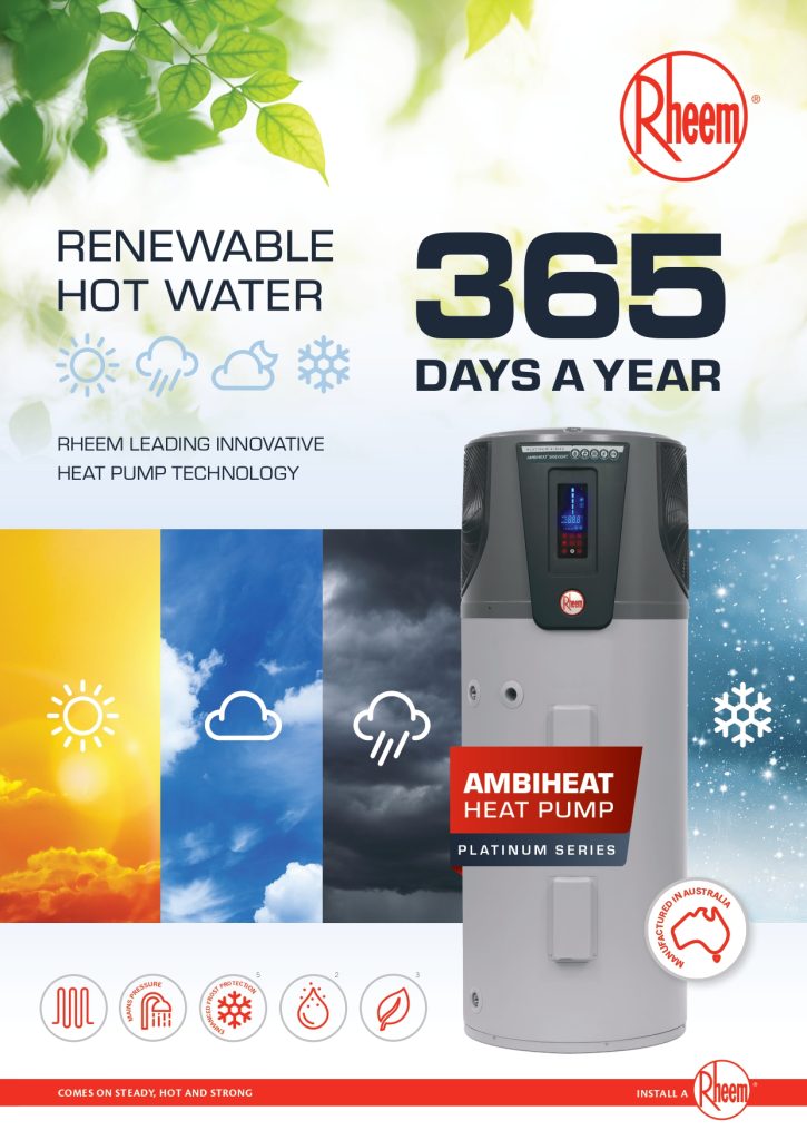 Rheem Heat Pump » RHE474 Ambiheat 4pp Brochure
