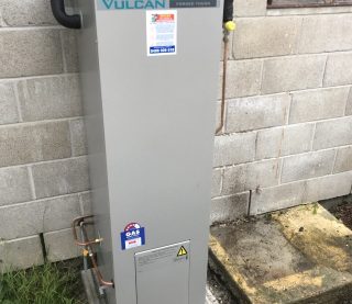 Vulcan outdoor gas hot water heater